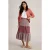 White Stuff Mabel Mixed Print Skirt Navy Multi