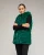Leren vest met capuchon