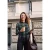 Mesh-Shirt met lange mouwen en col