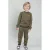 TYGO & vito regular fit joggingbroek met print – olijfgroen