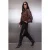 TRENDYOLMİLLA Dames Zwart Effen Midi Kokerrok- rok Rokken