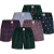 Phil & Co Wijde boxershorts heren geweven katoen pack 6-pack d415