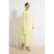 Trendyol Modest Dames Geel Effen Maxi Lang Stijlvol/Avond Recht Modest Avond Jurken