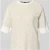 Marc Cain relaxed fit blouse van viscosemix met all-over logodetail