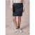 Cecil Dames Rok met krijtstrepen in Blauw
