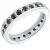Rafaela Donata Ring  zwart / zilver