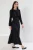 Trendyol Modest Dames Zwart Effen Maxi Lang Casual Zeemeermin Modest Jurken