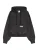 Bershka Sweatvest  zwart / natuurwit