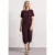 Street One Dames Midi-jurk met grafisch patroon in Rood