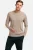 Thomas Maine Trui ronde halsLicht Beige, Melange