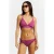 Protest voorgevormde triangel bikini PRTCOSTA met ribstructuur fuchsia