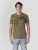 KOROSHI Shirt  antraciet / kaki