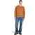 Timberland Brushed Back Crew Sweatshirt Leather Brown