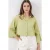 Overmaatse Gestreepte Gecombineerde Shirt met Knopsluiting