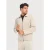 Blue Industry Suède coat met teddyvoering |