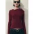 Mango vest rood rib gebreid