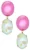 LOTT. gioielli Sieraad
Dames Ce Sw Oval With Oval Strass Pendant M, Kleur: Fuchsia