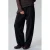 LMTD wide leg casual broek met plooien – zwart