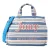 Juicy Couture Handtas ‘Iris ‘  ecru / blauw / oranje