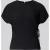 Opus T-shirt met zijdelingse vetersluiting model ‘Sifem’