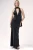 V-hals Bodycon Maxi-jurk
