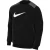 Nike Heren Swoosh Crew Neck Sweatshirt (Zwart)