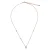 Orphelia ‘Elodie’ Dames 925 Sterling Zilveren Ketting – Roze ZK-7419