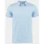 Bos Bright Blue Polo korte mouw fender polo melange 24108fe62bo/210 light blue