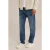 We Fashion 5-pocket Mid Waist Blue