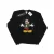 Disney Heren Mickey Mouse Kersttrui Stroke Sweatshirt (Zwart)