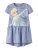 NAME IT Jurk ‘NMFMOMSA FROZEN’  nude / pastelblauw / lichtlila / zilver