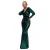 Jurk met corsage voor dames Goddiva Liquid Sequin Maxi