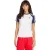 Adidas Adicolor 3-stripes Raglan Slim T-shirt T-shirts Dames – Wit –