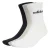 ADIDAS SPORTSWEAR Sportsokken ‘Linear Crew Cushioned 6 Pair Pack’  grijs / zwart / wit