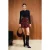 TRENDYOLMİLLA Dames Bordeaux Effen Kort / Mini Ruchezoom A-lijn Rokken