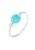 ELLI Ring  turquoise / zilver
