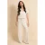 G-maxx wide leg regular waist casual broek crème