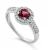 Orphelia ‘Bristol’ Damesring van 925 Sterling Zilver – Zilver ZR-7579/P