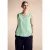 Street One Dames Mouwloze blouse in Groen
