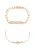 faina Armband  goud / transparant