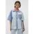 Studio AMAYA denim blouse light blue denim