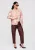 Ombre Tussenjas  beige / zalm roze / rosa