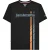 Lambretta Heren Racing Stripe Groot & Lang T-shirt (Marine / Wit / Blauw)