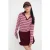 TRENDYOLMİLLA Dames Roze Gestreept Lang Getailleerd Blouses