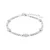 Luxenter 925 Sterling zilveren armband met gerhodineerde glanzende zirkonia – Dader