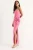 Strapless Bloemen Maxi Jurk met Strikdetail