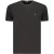 Coveri Beweegbare Zwarte Katoenen T-Shirt voor Mannen