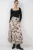 Hoge Taille Paisley Maxi Rok