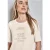 Street One Dames Shirt met glimmende tekst in Wit