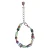 Multikleurige Murano Glazen Kralen Messing Zamak Ketting